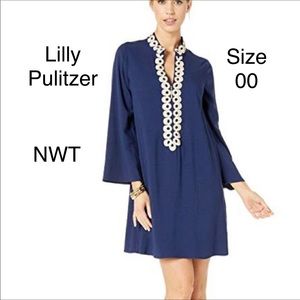 Lilly Pulitzer Gracelynn Navy Dress 00 - NEW!